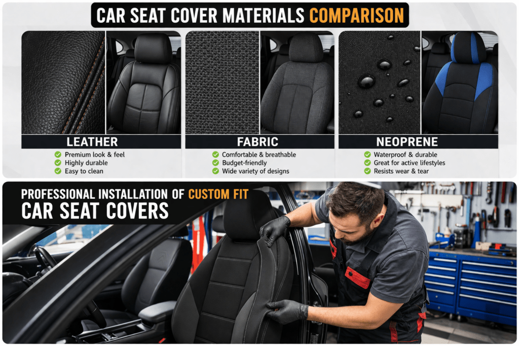 car seat cover materials comparison