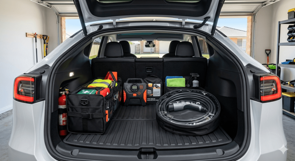 EV accessories storage and organization