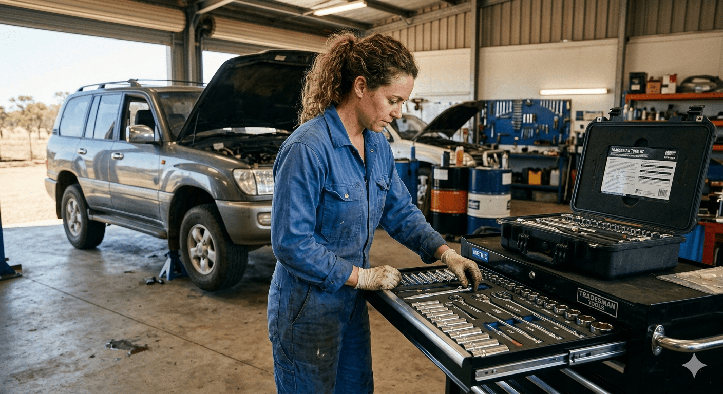 automotive tool kit red flags inspection